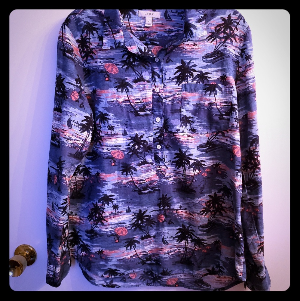 J.Crew tropical island shirt